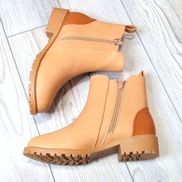 (70-3705)  ZBY Girls Ankle Boots Sz 1 - Picture 5 of 11